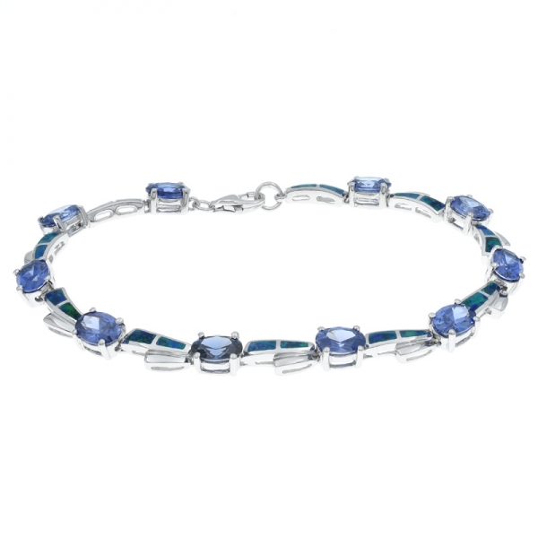 gioielli classici da braccialetto opale per donna 