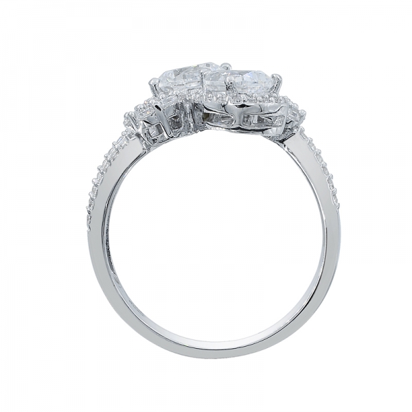 accattivante anello in argento sterling 925 cz 