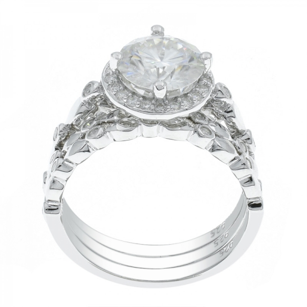 anello di torsione staccabile in argento 925 alla moda 