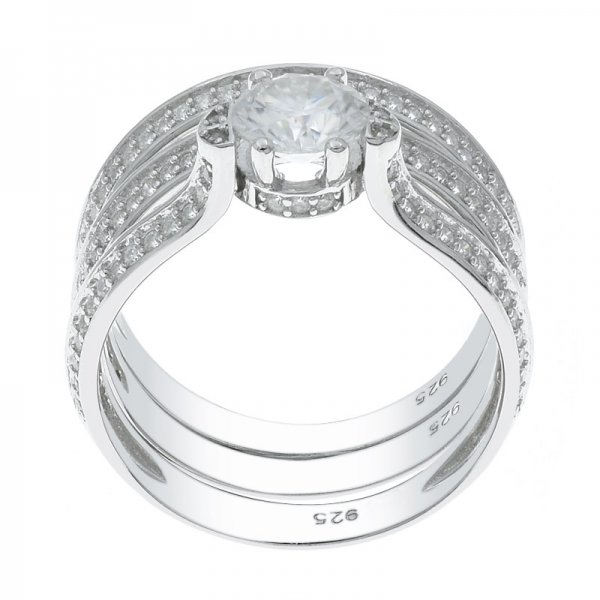 anello femminile staccabile alla moda in argento 925 
