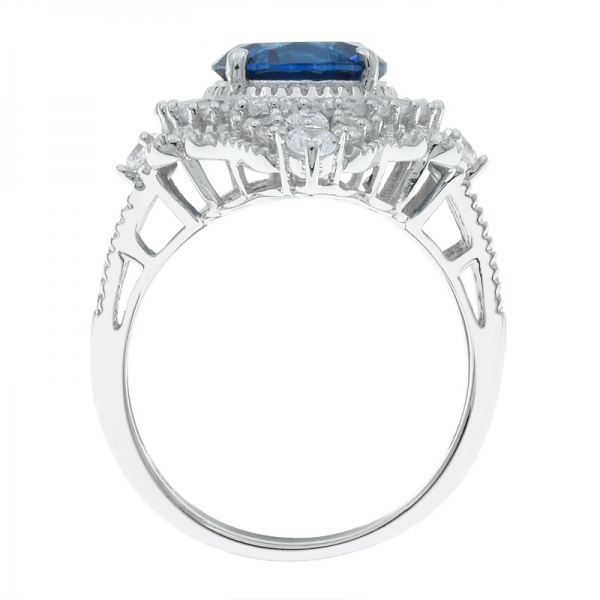 raffinata eleganza anello in argento 925 con neon apatite 