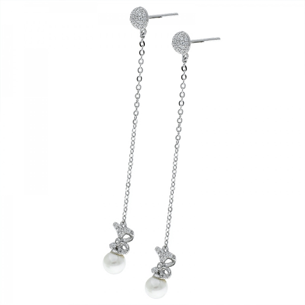 ciondolo in argento 925 con perle in argento sterling 