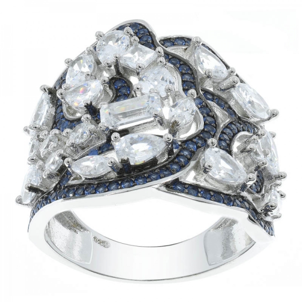 cina anello in filigrana fatto a mano in argento sterling 925 