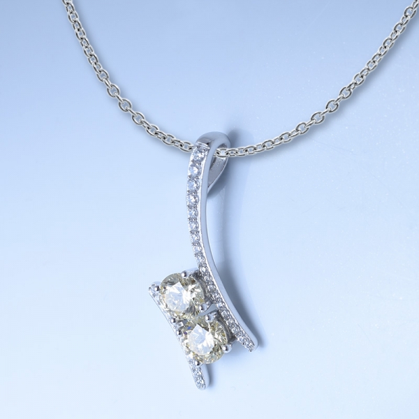 ciondolo gioielli in argento 925 con pietre preziose moda moderna 