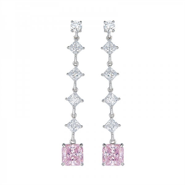 wholesale 925 sterling princess princess light diamond diamond orecchino caduto per le donne 