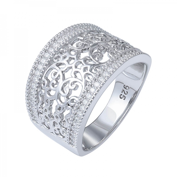infinity love anello di fidanzamento rotante anello di fidanzamento per uomo o donna con diamante cz cinturino in oro bianco placcato anniversario regalo di compleanno di natale 