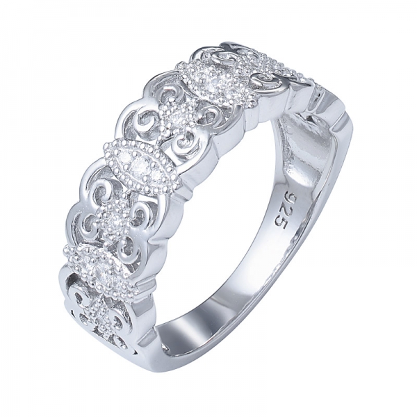 nuovo anello di gioielli in argento 925 cz anello colorato per regalo 