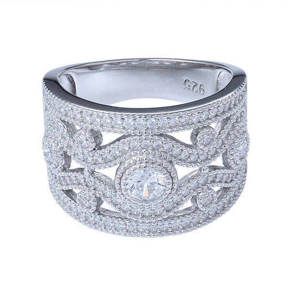 2020 anelli di fidanzamento con diamante in argento sterling 925 da vendere a caldo per coppia 