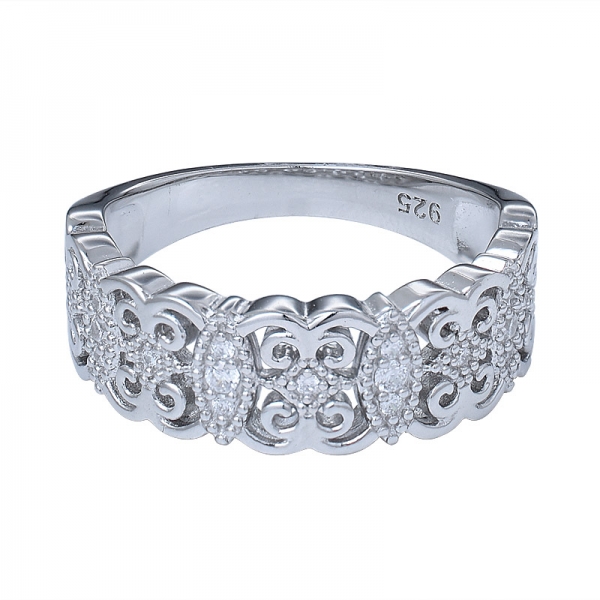 nuovo anello di gioielli in argento 925 cz anello colorato per regalo 