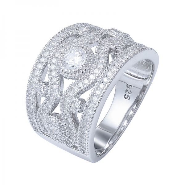 2020 anelli di fidanzamento con diamante in argento sterling 925 da vendere a caldo per coppia 