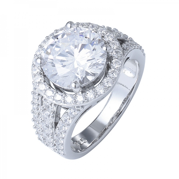 anello di promessa all'ingrosso 5ct zircone cz fidanzamento anelli di nozze per gioielli da sposa donna 