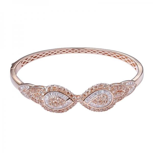 Di alta qualità in oro rosa fascino d'Argento del braccialetto Set vendendo bene in Medio Oriente 