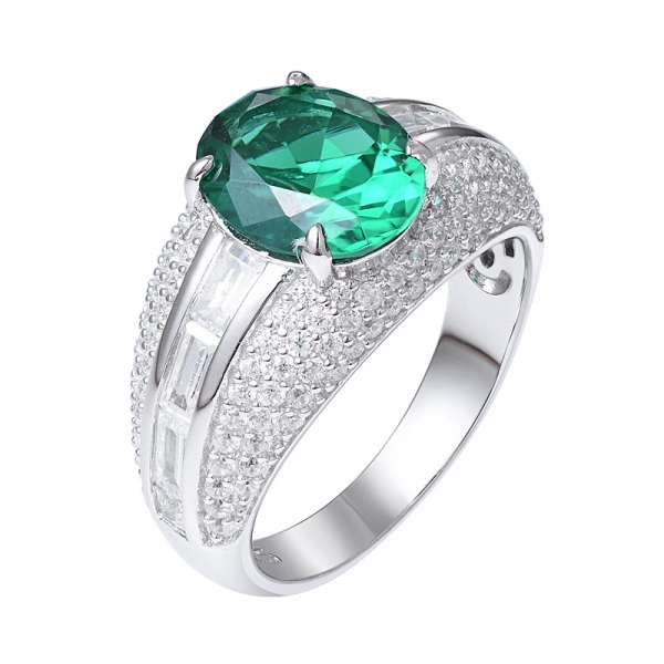 alta qualità all'ingrosso creato anello rubino gemma 925 gioielli raffinati 