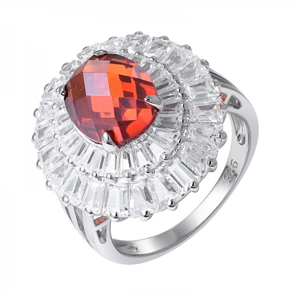 anello in argento sterling da donna con gemma opale rosa ovale di alta qualità 